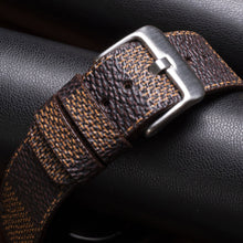 Load image into Gallery viewer, Brown Checkered LV Luxury High End Apple Watch band
