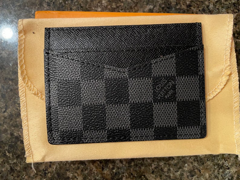 Handmade LV Louis Vuitton Card Holder