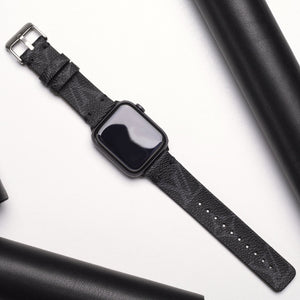 Black LV Luxury High End Apple Watch band