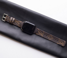 Load image into Gallery viewer, Brown LV Luxury High End Apple Watch band
