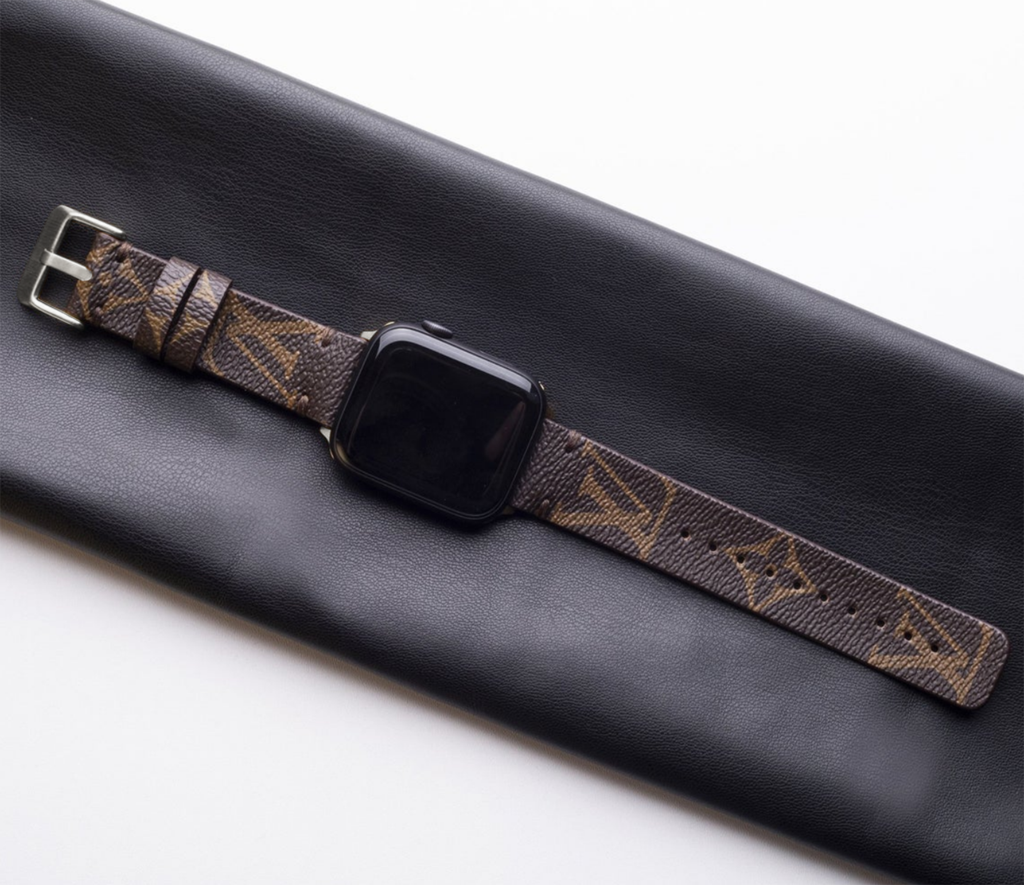 Brown LV Luxury High End Apple Watch band