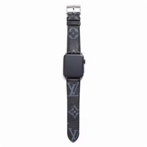 Black LV Luxury High End Apple Watch band – Royalty High Fashion