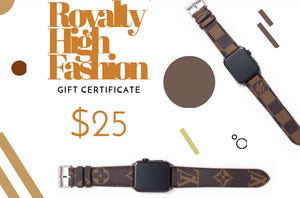 Royalty High Fashion Gift card $10-$100