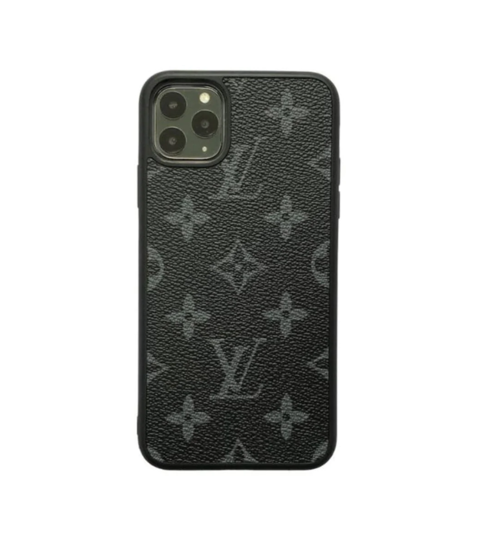 Black LV Louis Vuitton Luxury High End Apple iPhone Case – Royalty