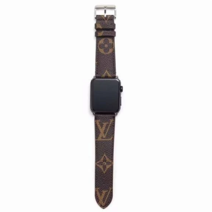 Brown LV Luxury High End Apple Watch band