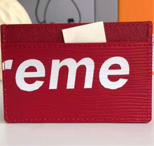 Load image into Gallery viewer, Handmade Supreme LV Louis Vuitton Card Holder
