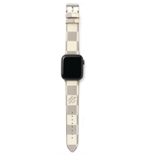 Load image into Gallery viewer, White LV Luxury High End Apple Watch band

